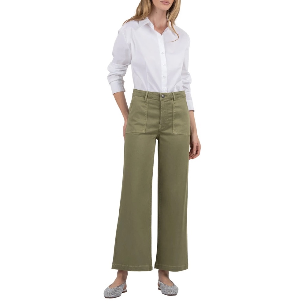 Kut from the Kloth - Meg High Rise Wide Leg - size 6 - Basil
